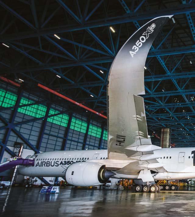 A350 AİLESİ PROGRAMI Airbus yeni nesil geniş gövdeli yolcu uçağı A350XWB-900 ve A350XWB-1000 serisi uçaklarının Kanatçıklarının (Aileron) tek kaynak olarak, TUSAŞ da tasarlanması, geliştirilmesi ve