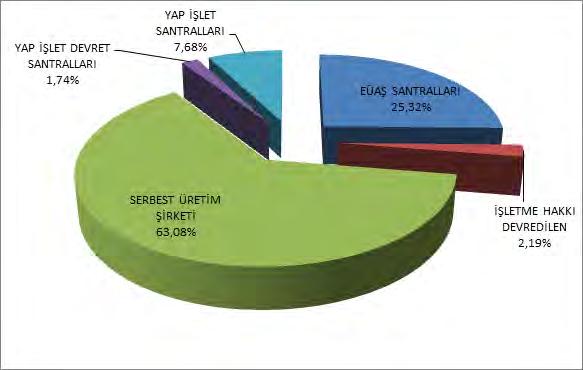 1. ÜRETİM 1.1 LİSANSLI ÜRETİM Tablo-1.