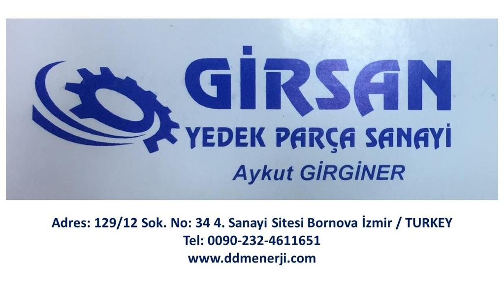 GİRSAN YEDEK PARÇA SANAYİ 2000 yılında otomotiv sanayisine talaşlı imalat konusunda hizmet vermek üzere İzmir de kurulmuştur.