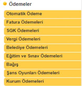 VAKIFBANK KURUMSAL TAHSİLAT SİSTEMİ 1 www.vakifbank.com.tr internet bankacılığından Ödemeler > Kurum Ödemeleri butonuna tıklayınız.