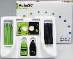 AdheSE K E N D İ N D E N A S İ T L İ Ü N İ V E R S A L - A D E Z İ V AdheSE paketleme şekli Tekli ambalajlar AdheSE DC Activator Paketleme şekli Intro Pack 1 şişe AdheSE Bonding 5