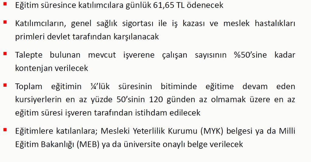 MESLEKİ EĞİTİM VE BECERİ