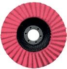 Atlas Seramik Flap Disk Aşındırıcı Seramik Kum aralığı 40-80 Bez R928 115 mm Düz Flap Disk 15 derece açıya kadar kullanımı uygundur Seramik aşındırıcı mineralli, yüksek kaliteli fiberglas plaka