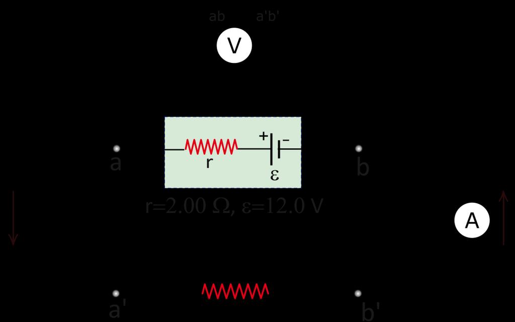 6/27 Örnek 28.2 Şekildeki devrede voltmetre ve ampermetre hangi değerleri okur? I = ε R + r = 12.
