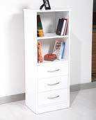 KİTAPLIK BOOKCASE BEYAZ /HAZAR/