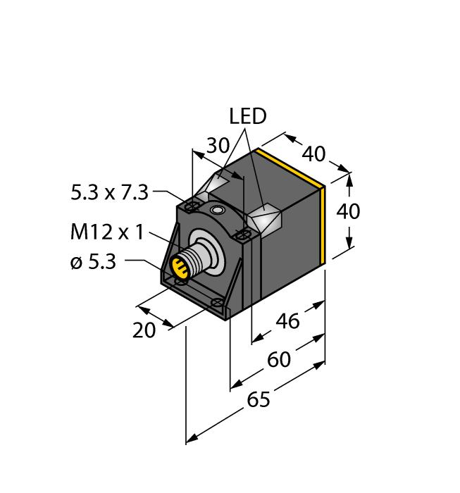 Dikdörtgen, 40 mm yükseklik Okuma/yazma kafası (5 konum) Plastik, PBT-GF-VO Uç sonlandırmasız cihaz Cihaz yalnızca TBEN-S*-2RFID-* veya TBEN-L*-4RFID-* hat topolojisinde çalıştırılabilir Hat veya