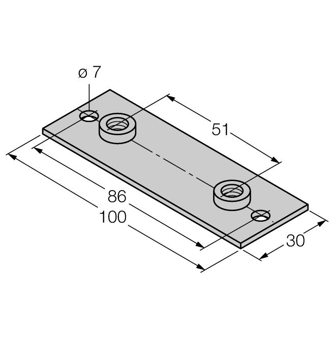 montaj braketi; malzeme: Polipropilen BSS-SPV5 6901324