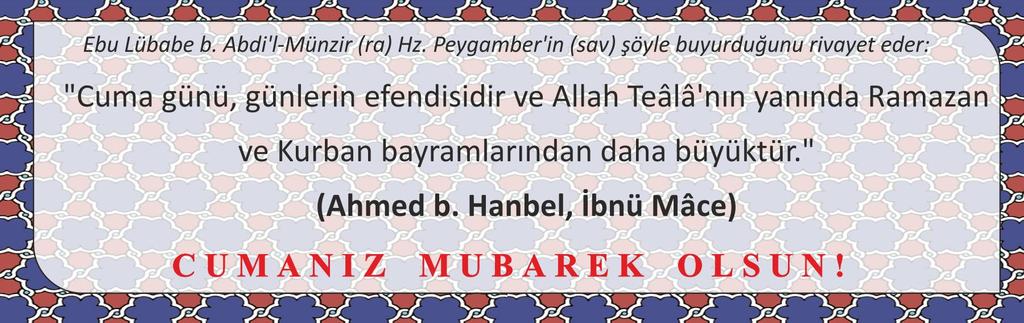 "Allah'a yemin ederim ki, Cenâb-ı Hakk'ın senin aracılığınla bir tek kişiyi hidayete kavuşturması, senin, en kıymetli dünya nimeti olan kırmızı develere sahip olmandan daha hayırlıdır.