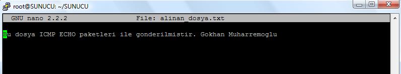 69 Bayt lık bir dosyayı doğru ulaştırmak için 73 Bayt veri paketi yollamak gerekmektedir. Yoğun ağlarda paketlerin ulaştığından emin olmak için --safe parametresi kullanılabilir.