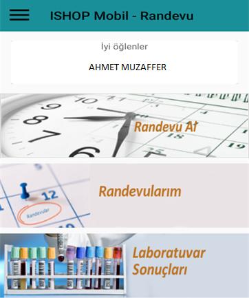 Giriş işlemi yapıldıktan sonra Resim 3 te görüldüğü gibi T.C Kimlik numarası girilen kişiye ait bir ekran açılacaktır.