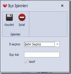 İLÇE EKRANI Şekil.