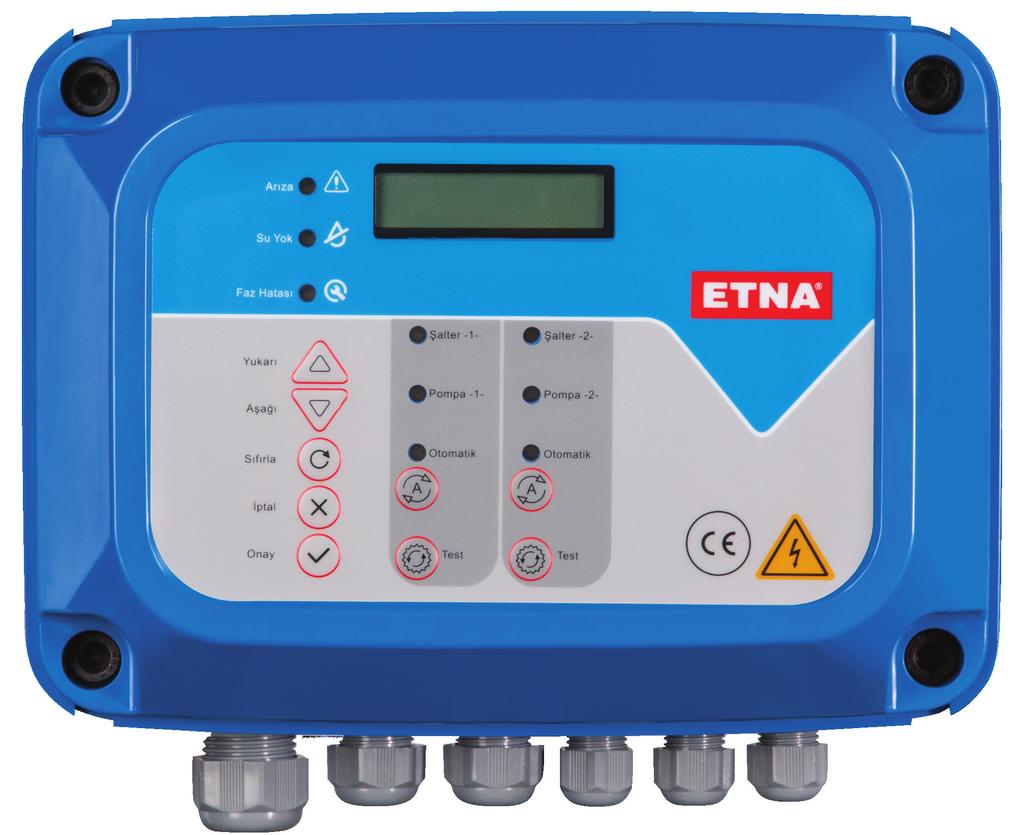 1. Ürün Bilgisi Hydropan kontrol panosu; iki pompalı sabit hızlı hidrofor sistemlerinde kullanılan 2*16 karakter LCD ekrana sahip özel tasarlanmış elektronik kontrol ve display modülünden oluşan bir