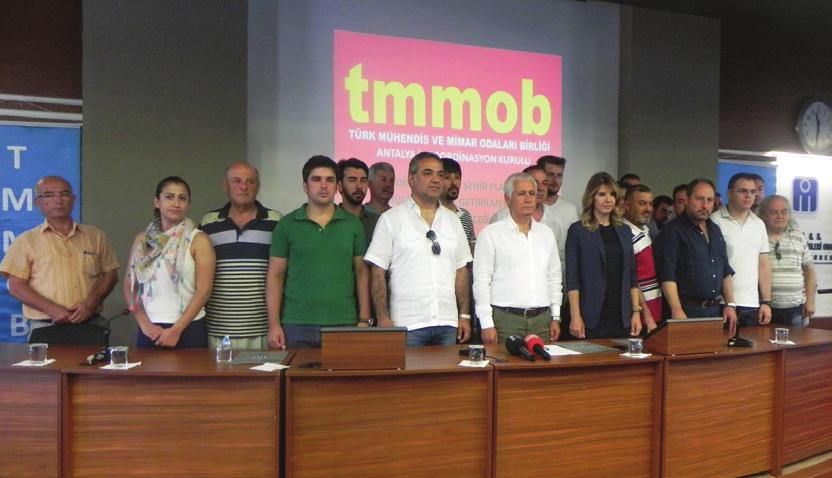 12 Temmuz 2016: TB Antalya İl Koordinasyon Kurulu, bugün Türkiye Büyük illet eclisi nde görüşüleceği belirtilen Uluslararası İşgücü Kanunu Tasarısı nın