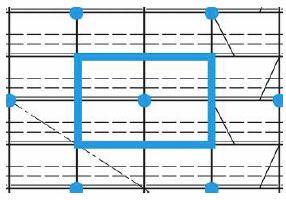 ANKRAJ DÜZENI A = 2 x 3m x 4m =