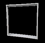 ÇERÇEVE 6 Sorunuz Gövde DKP Sac 0,5 mm Gövde Rengi RAL 9016 Beyaz LED 60X60 PANEL CLIP-IN