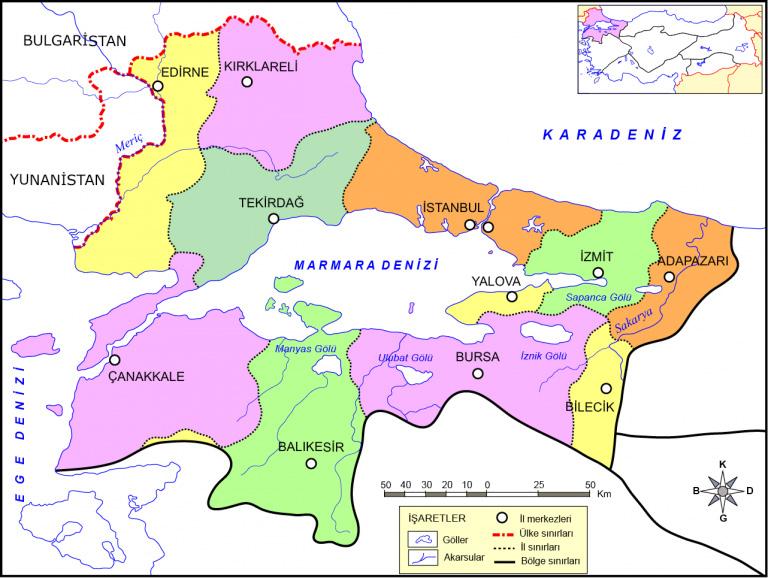 GAMZE MADEN, ZAFER ASLAN arası YAİ verileri seçilmiştir. Yağış verileri ise illere ait meteoroloji istasyonlarından elde edilmiştir.