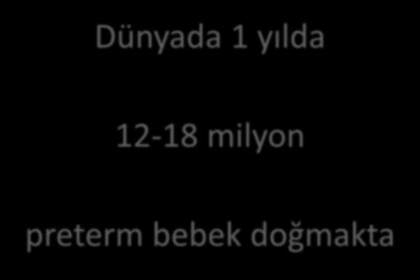 Giriş Dünyada 1 yılda 12-18 milyon