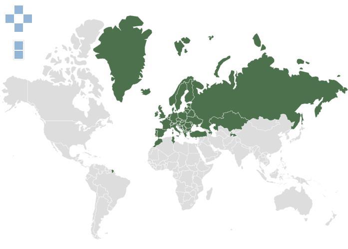 ADR ye Taraf Ülkeler Arnavutluk, Andora, Almanya, Avusturya, Azerbaycan, Belarus, Belçika, Birleşik Krallık, Bosna Hersek, Bulgaristan, Çek Cumhuriyeti, Danimarka, Estonya, Fas, Finlandiya, Fransa,