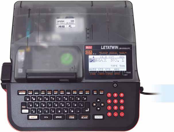 MAX LETATWİN LM-55A/PC MAKARON YAZICISI Ekonomik Etiketleme Kolay Kullanım
