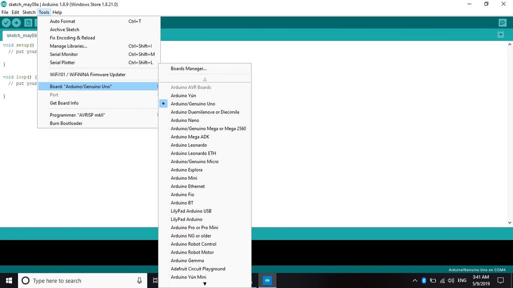 Arduino Uno üzerindeki ATmega328 e önceden bir bootloader yüklenmiştir.