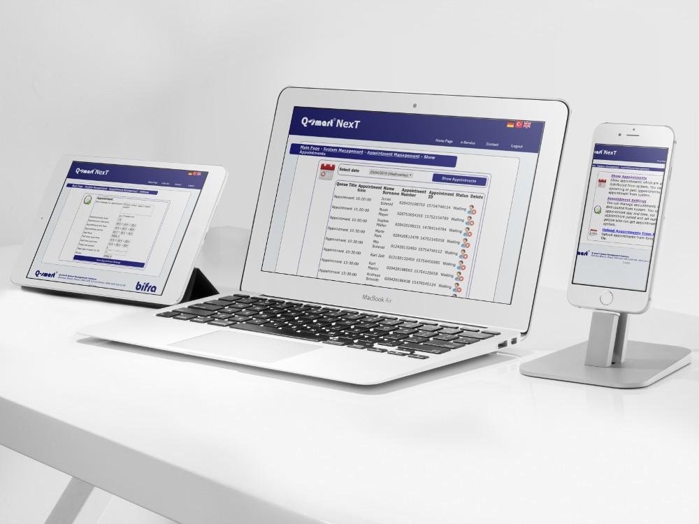 Web tabanlı sistem yönetimi Web tabanlı sistem yönetimi ile randevu sisteminizi, cep telefonu, tablet bilgisayar, ipad, masaüstü bilgisayar... dilediğiniz platformdan yönetebilirsiniz.