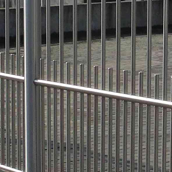 9 mm Yükseklik: istek üzerine Sliding gate, composed of round session tubolar modular fencing
