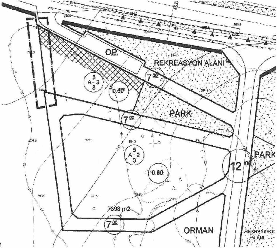 Aşağıdayeralanmülkiyetplamndandagörüleceğiüzereplandeğişikliğinekonuolan 9764ada59noluparselAntalya-Korkuteli-Denizlikarayoluüzerindeoluparkasındaözel