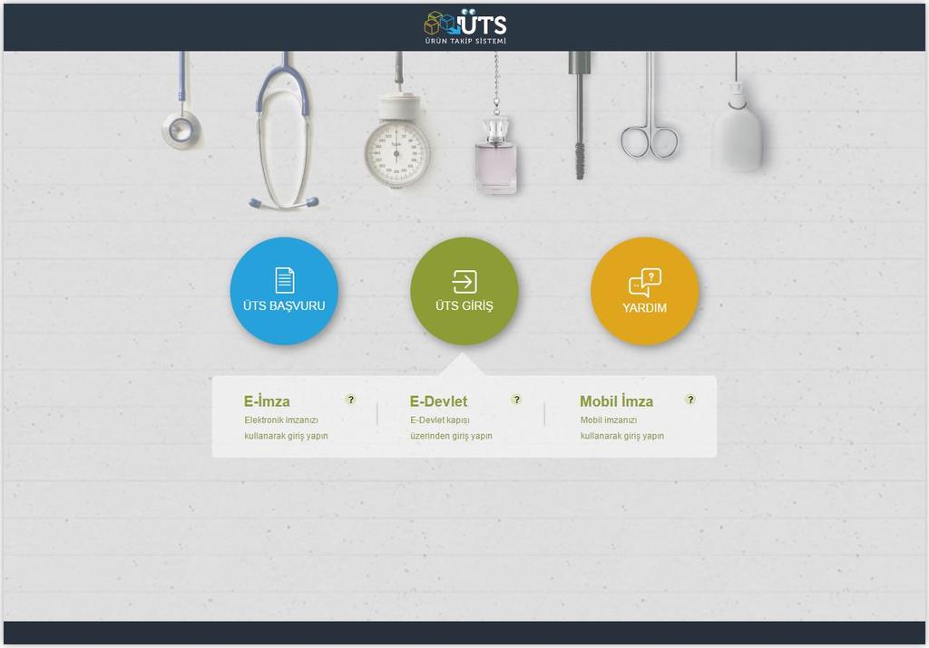 ÜRÜN TAKİP SİSTEMİNE (ÜTS) Bilindiği üzere; 12 Haziran 2017 tarihi itibari ile tıbbi cihaz kayıt/bildirim işlemleri, ürün hareketleri ve ilgili diğer iş ve işlemler Ürün Takip Sistemi (ÜTS) üzerinden