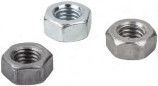 K1145 Altıgen somunlar IN 934 / IN EN ISO 4032 / IN EN 24032 Çelik veya paslanmaz çelik (A 2). E SW H Çelik, mukavemet sınıfı 8, kaplamasız veya galvaniz kaplama.