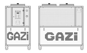 Sight Glass 10 Expansion Valve 11 Electrical Control Panel 12 High-Low Pressure Switch 13 Condenser pressure control