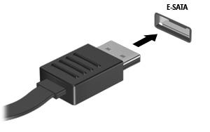 2 esata aygıtı kullanma esata bağlantı noktası esata harici sabit disk gibi isteğe bağlı yüksek performanslı bir esata bileşenini bağlar.