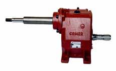 D27 ŞANZIMANLAR GEARBOXES Düz Milli Kısa Şanzıman (Mil boyu 25,3 mm) Düz Milli Uzun Şanzıman (Mil boyu 27,5 mm) KOD - CODE CR9727386 CR9727390 Çevirim Oranı Ratio Giriş Deviri - Input Rate Güç -