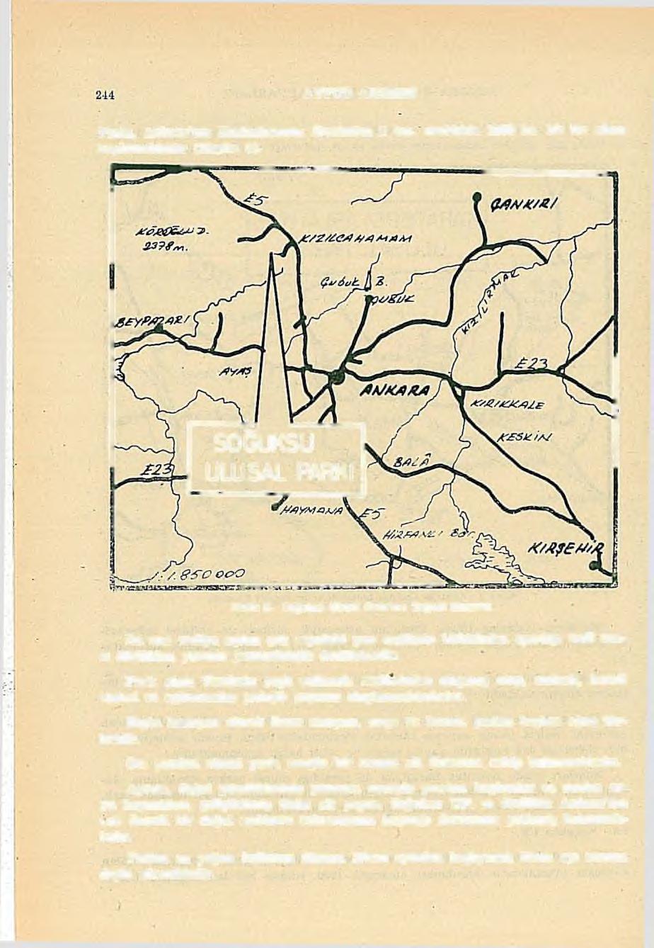 A Y T U Ğ A K E S E N Parkı, Ankara'nın Kızılcahamam İlçesinden 2 km. uzaklıkta 1050 ha. lık bir alanı kaplamaktadır (Harita 3). SOĞUKSU ULUSAL PARKI Harita 3.