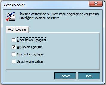 İşlem Adı: İşlemin tam adının yazıldığı alandır. İşlem Tipi: yapılan işlemin gelir veya gider yada ikisi tür kaydında olması ihtimaline karşılık Gider veya Gelir olarak seçilebilir.