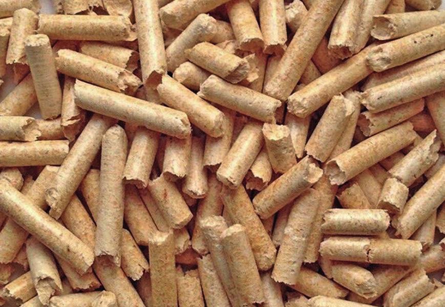 for manufacturing pellet which is much easier to be managed in comparison with the other biomass fuels.