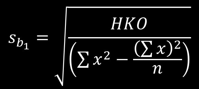 H 0 : β 1 = 0