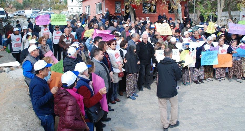 Sazlıdere Sahili açıklarında yapılması planlanan, Saros FSRU Gemi İskelesi Projesi ile ilgili mahkemeye yapılan itiraz üzerine Edirne İdari Mahkemesi ve bilirkişi heyeti bölgede incelemelerde