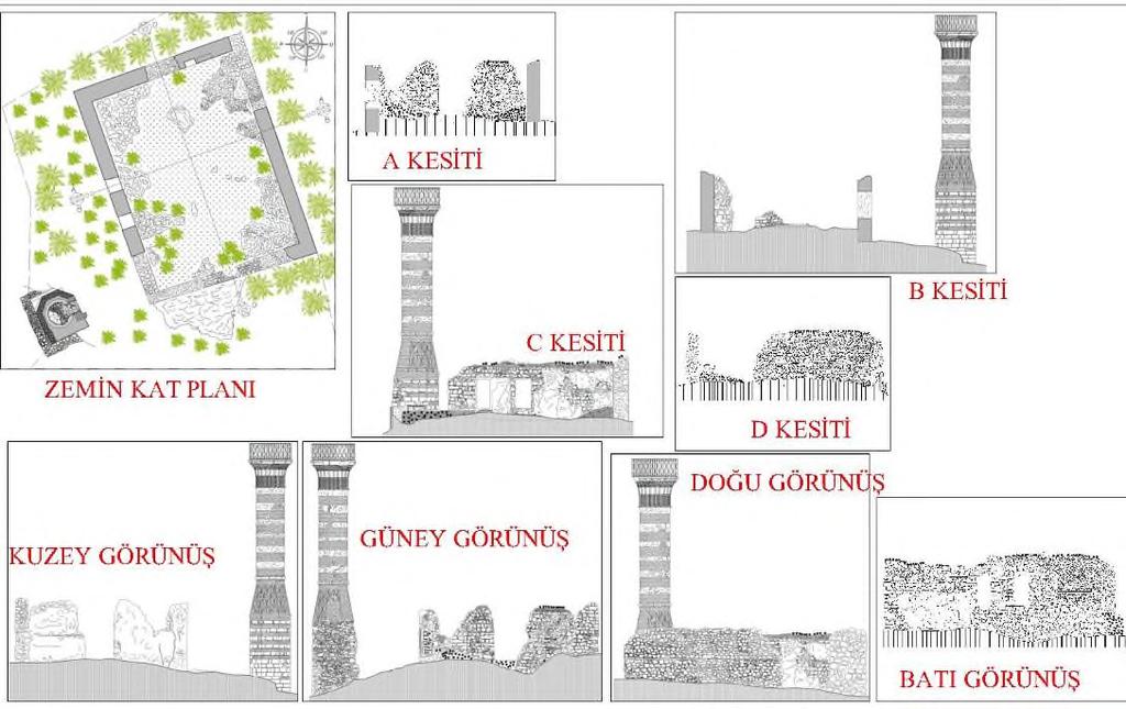 Resim 4: Derbentçik Camii ölçülü