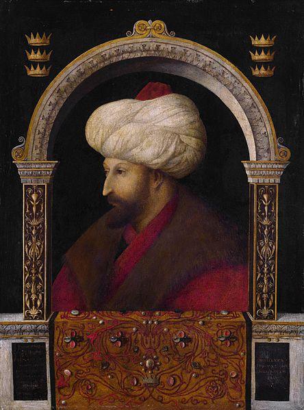 Venedikli ressam Gentile Bellini, II. Mehmet in isteğiyle İstanbul a gelmiştir.