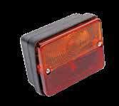 153335 Stop Lamba Süper Kargo Tipi 240x100mm Rear Lamp Super Cargo 240X100mm