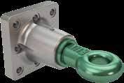 Ø120 Ø50 124240-1 Flanşlı Ok Başı Montaj Flanşı Plate For Flanged Towing Eye 110 157 200 145 72,50 Bolt Tightening