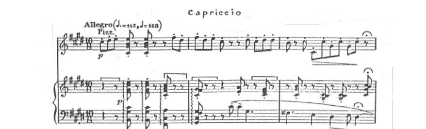 Besteci bölümün başında kemana pizzicato yazmış, bölümde tonal modülasyonlar kullanmıştır.