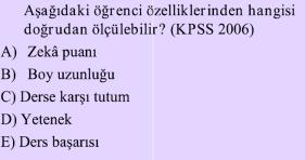 ÖRNEK SORULAR Hız = km/saat Nüfus yoğunluğu = kişi sayısı/km² Öz kütle = kütle / hacim Birim Ölçme işlemiyle elde edilen