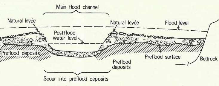 Doğal sedler (Levee) Briggs, D. and Smithson, P., 1985.