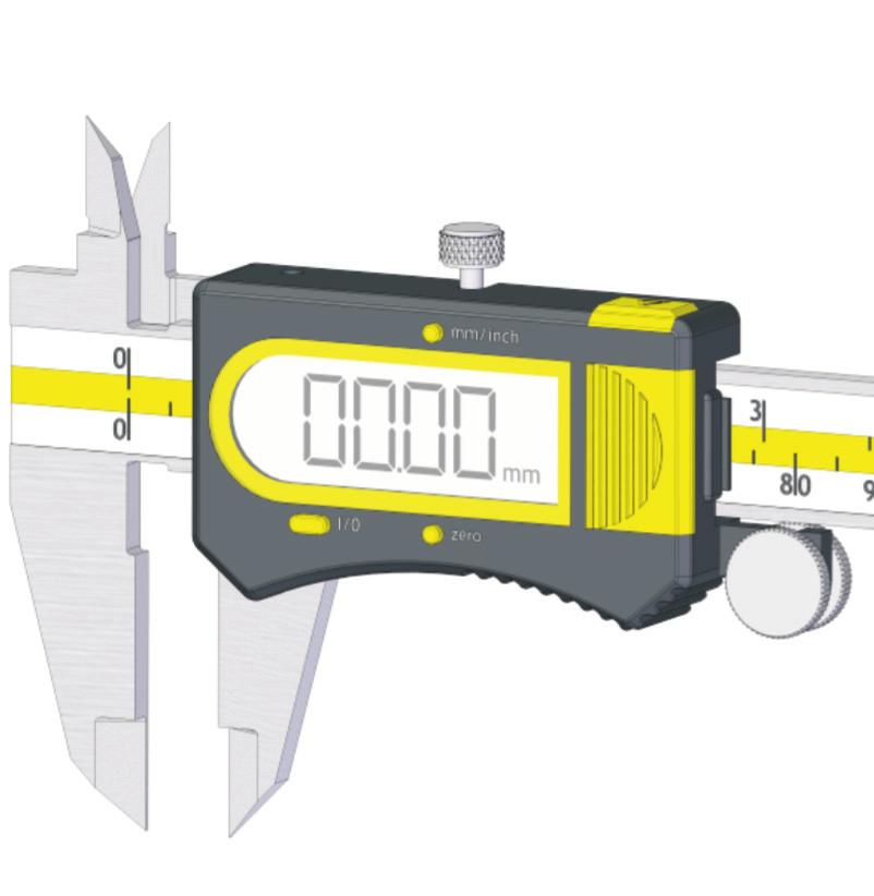 01mm/0.0005" Standard Name ASME B89.1.14 Resolution Digital Calipers Function Inspection Passed Visual Inspection Passed Outside Measurements Reading Tolerance +/- Deviation Nominal Value Disposition* 0.