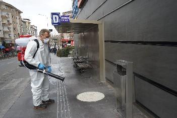 7 02 Nisan 2020 Perşembe Günlük Siyasi Gazete Dezenfekte çalışmaları sürüyor evşehir Belediyesi, koronavirüs