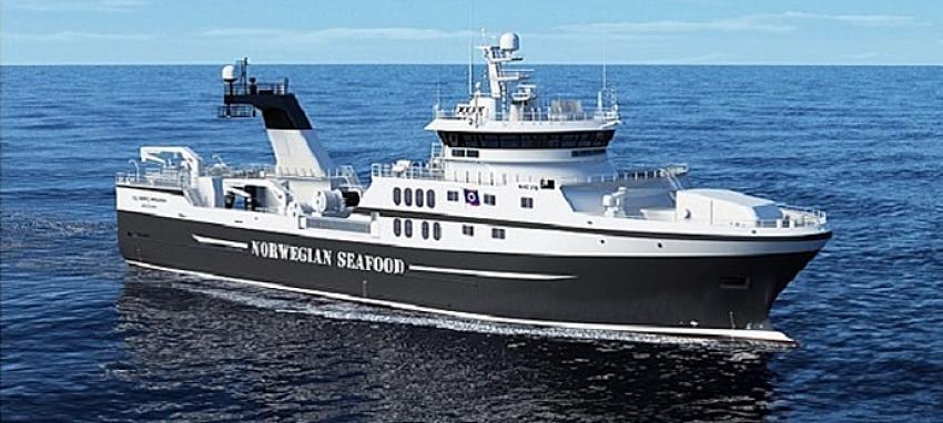 Cemre Tersanesi'nin Norveçli Olympic Seafood için inşa ettiği balıkçı gemisi Olympic Prawn denize indirildi.