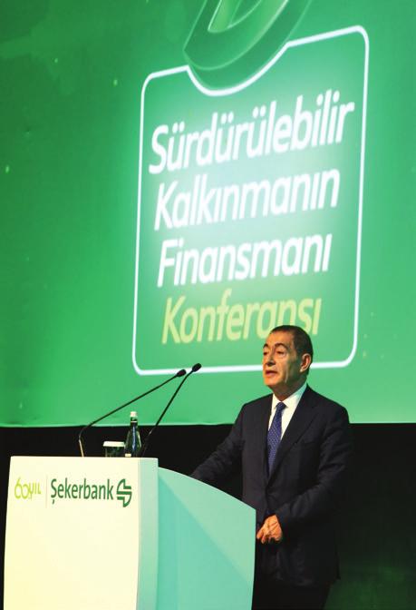 60. kuruluş yıldönümüne özel Sürdürülebilir Kalkınmanın Finansmanı Konferansı Şekerbank, 60 ıncı kuruluş yılına özel İstanbul da düzenlediği Sürdürülebilir Kalkınmanın Finansmanı Konferansı nda, Yale