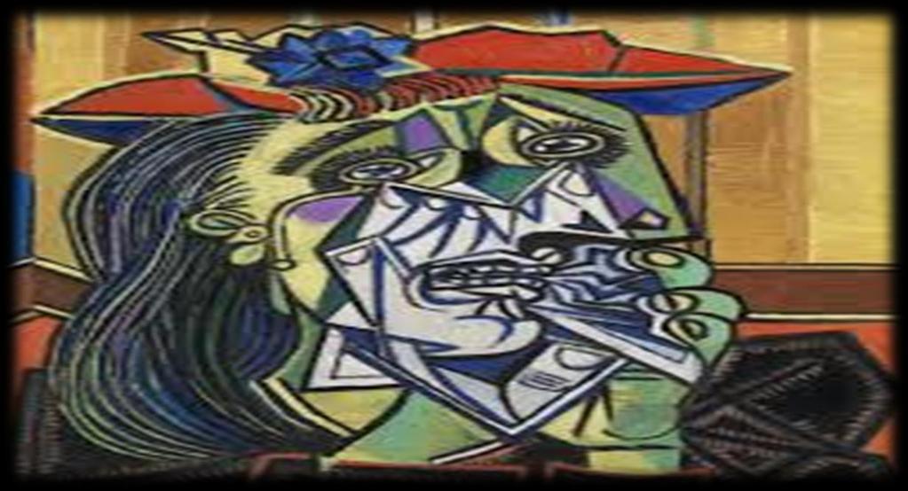 SEMPRE ARTE - RESİM KULÜBÜ Picasso Weeping Woman 1937 "Daima Sanat" anlamına gelen Sempre Arte Resim Kulübü her ayın ilk cuması öğle teneffüsünde lise lobisinde sanatsal etkinlikler düzenlemektedir.