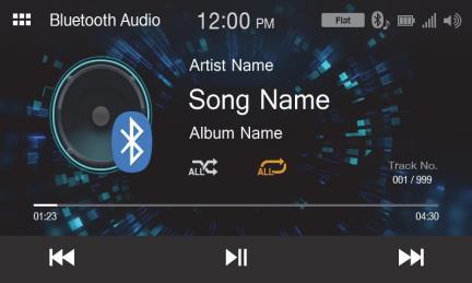Bluetooth Ses ana ekran örneği Tuş Takımı'na doğrudan bir ad veya telefon numarası sokarak arama yapın.